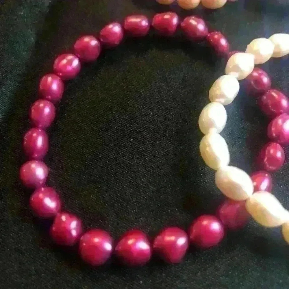 7 pc Mixed bead bracelets - Picture 8 of 10
